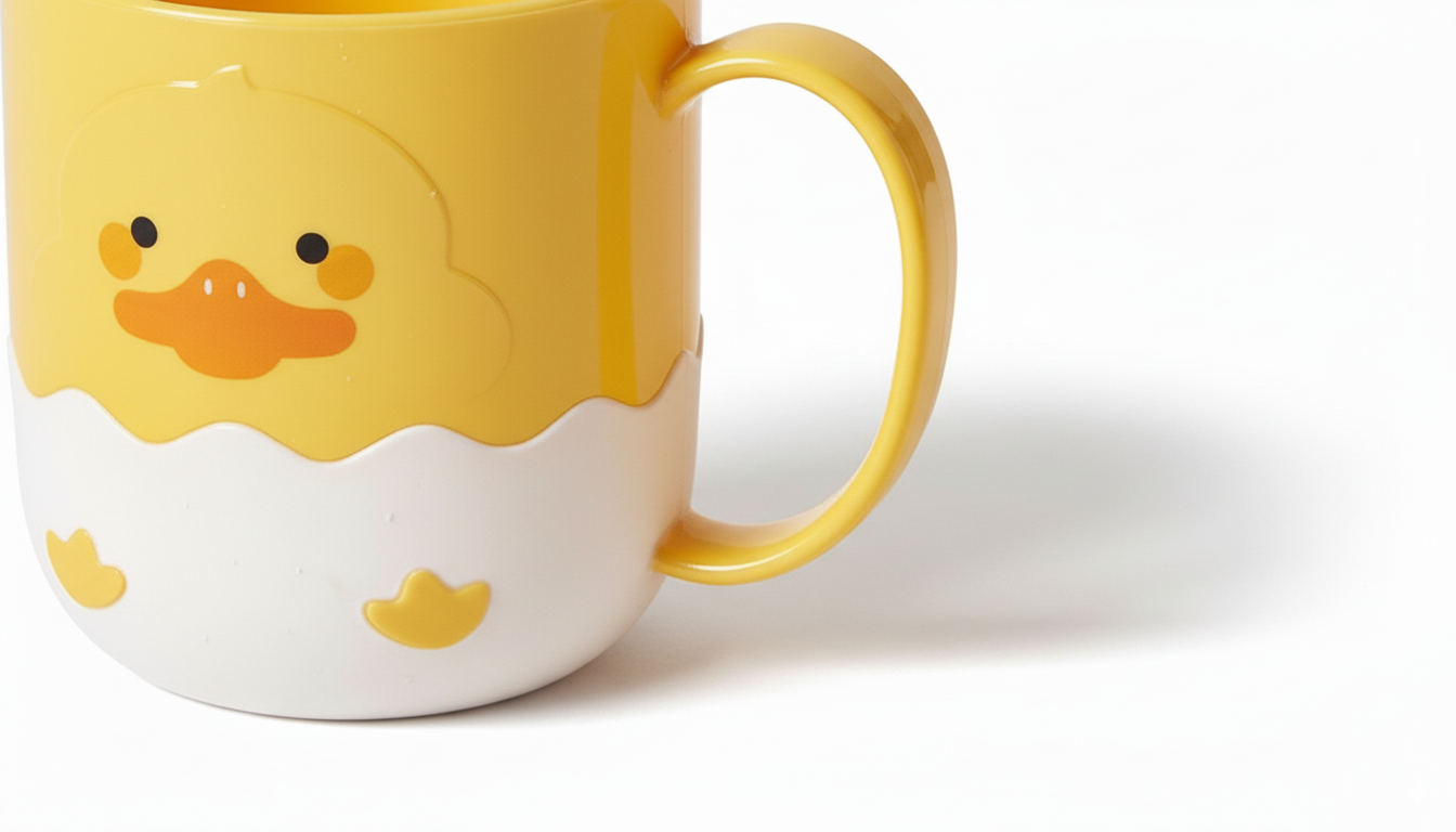 Yellow Chick & Duckling Bathroom Rinse Cup
