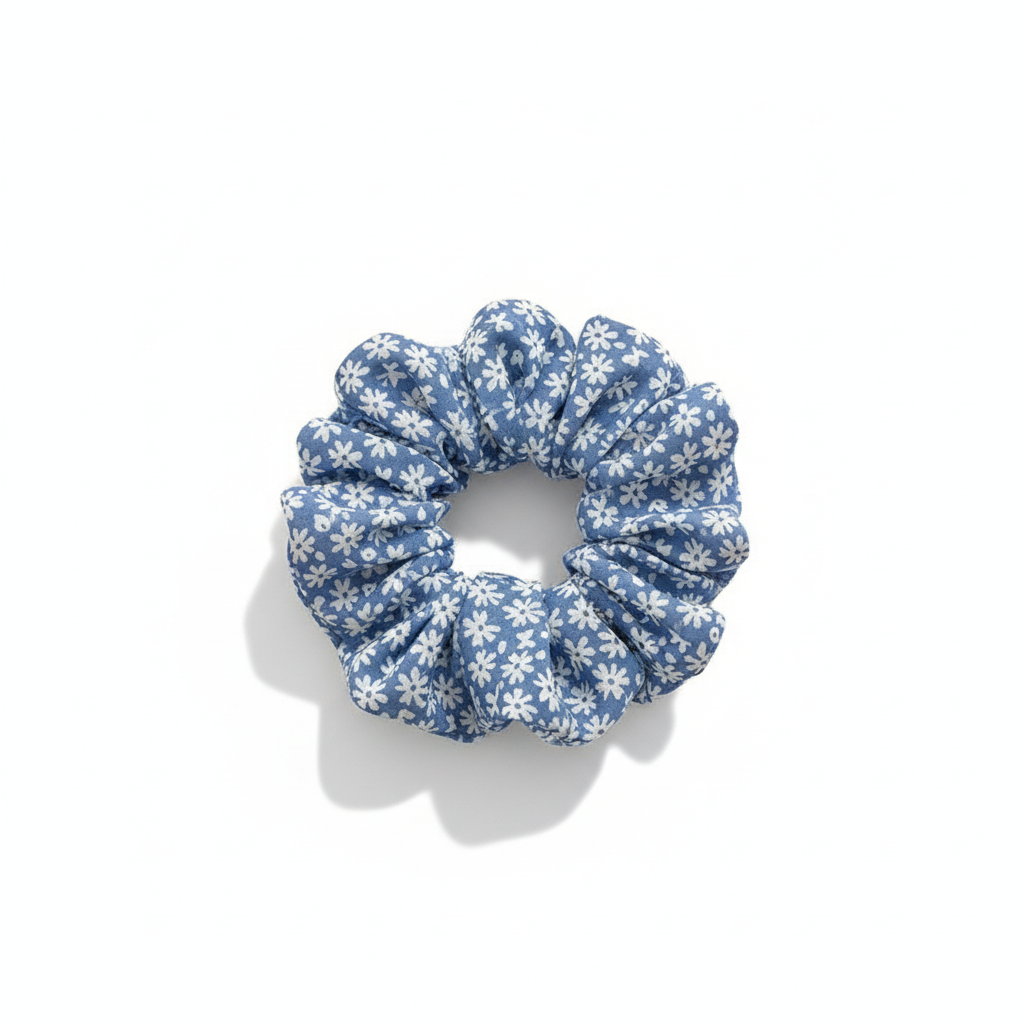 Ocean Breeze Blue 5-in-1 Hair Ties Set (One of Each)