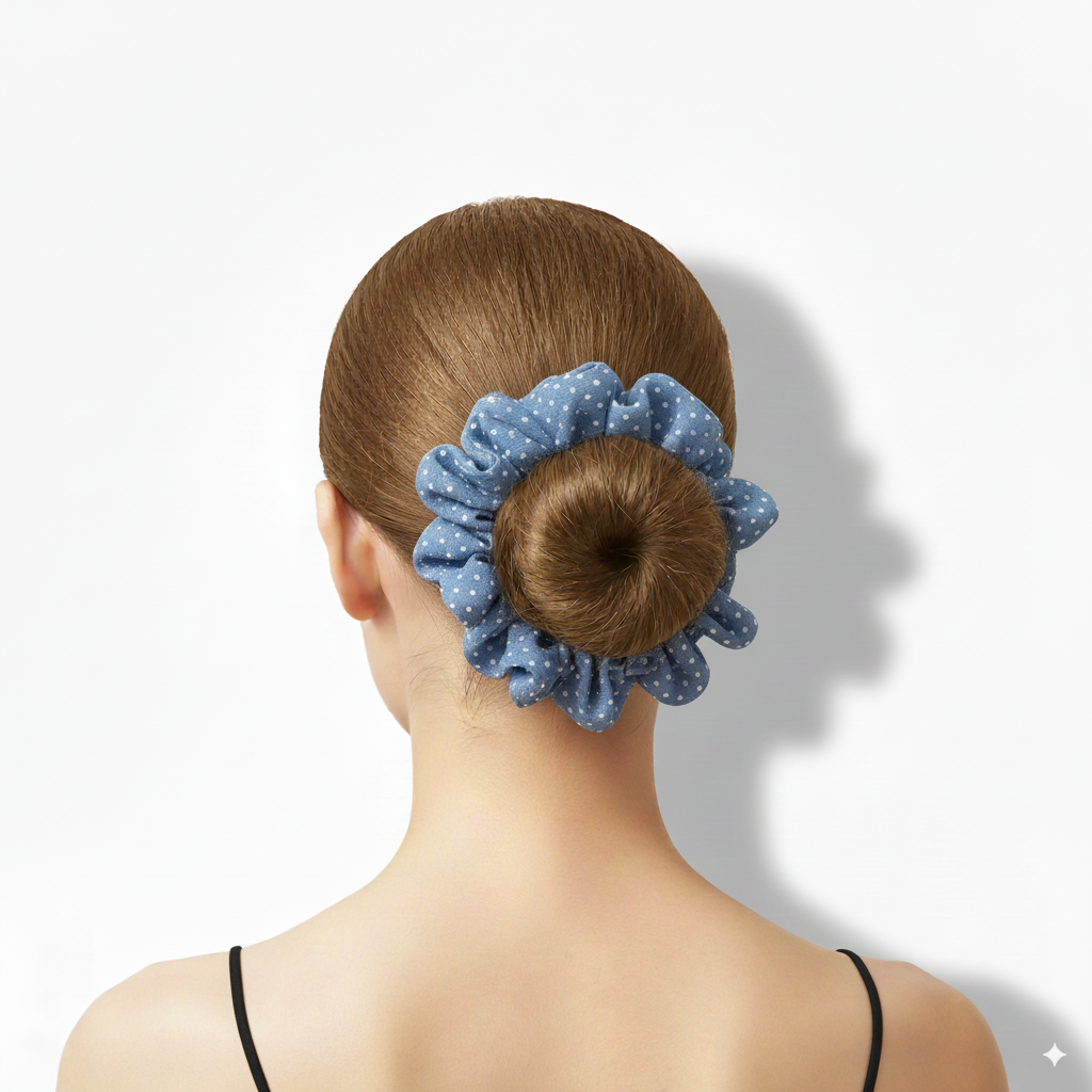 Ocean Breeze Blue 5-in-1 Hair Ties Set (One of Each)