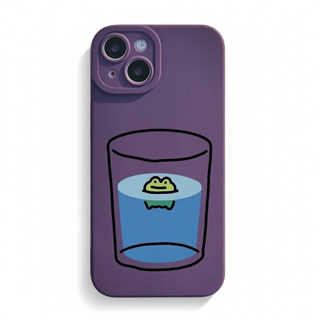 Hoppy Frog in a Cup Soft Phone Case