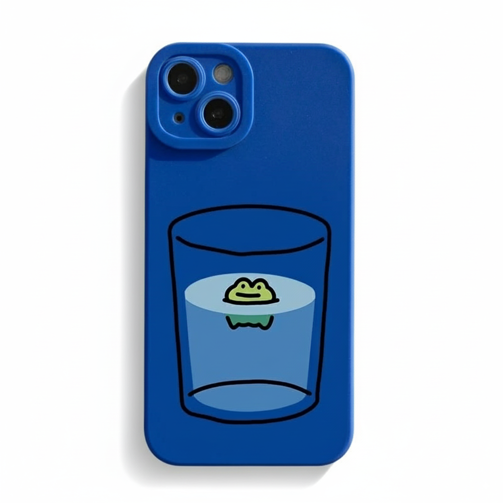 Hoppy Frog in a Cup Soft Phone Case