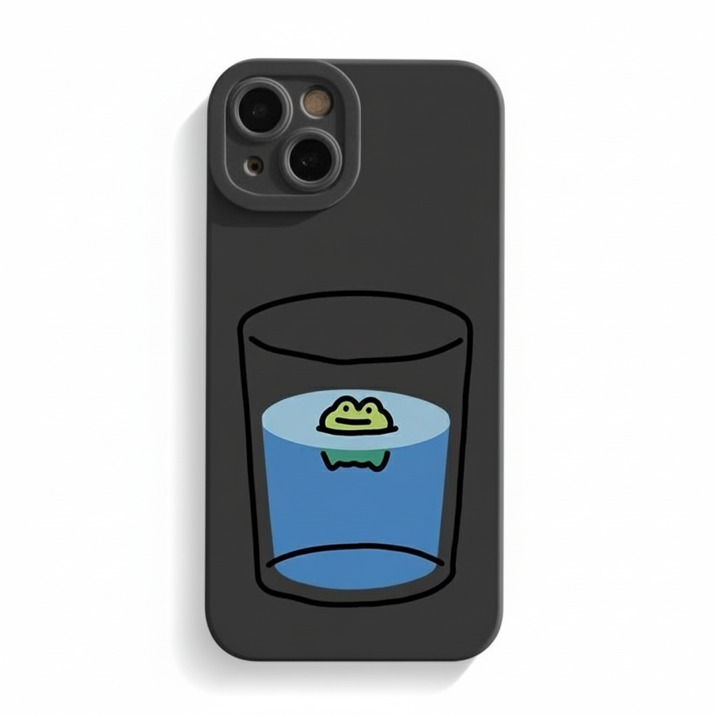 Hoppy Frog in a Cup Soft Phone Case