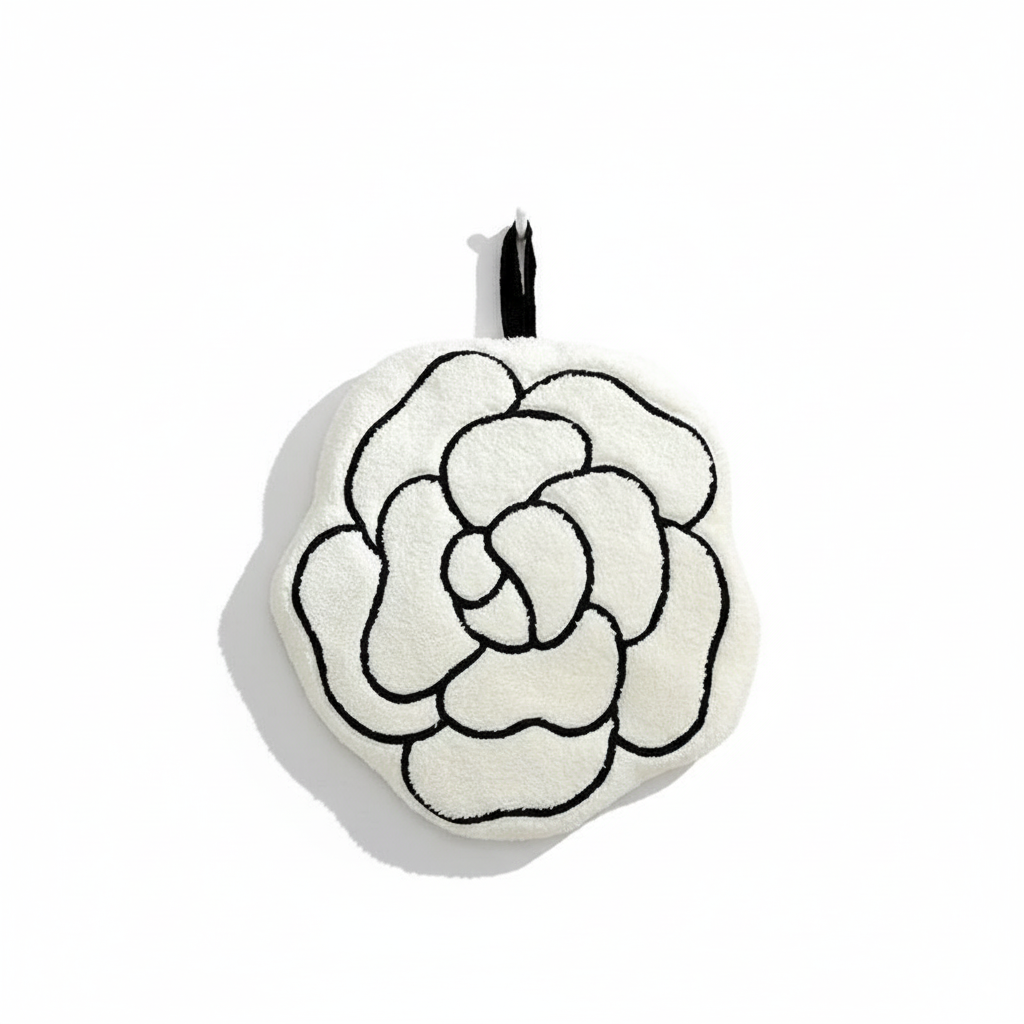 Lovely Camellia Cozy Hand Towel