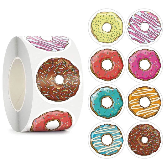 Donut & Baking Round Stickers