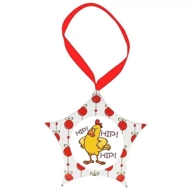 Chicken Encouragement Round Stickers