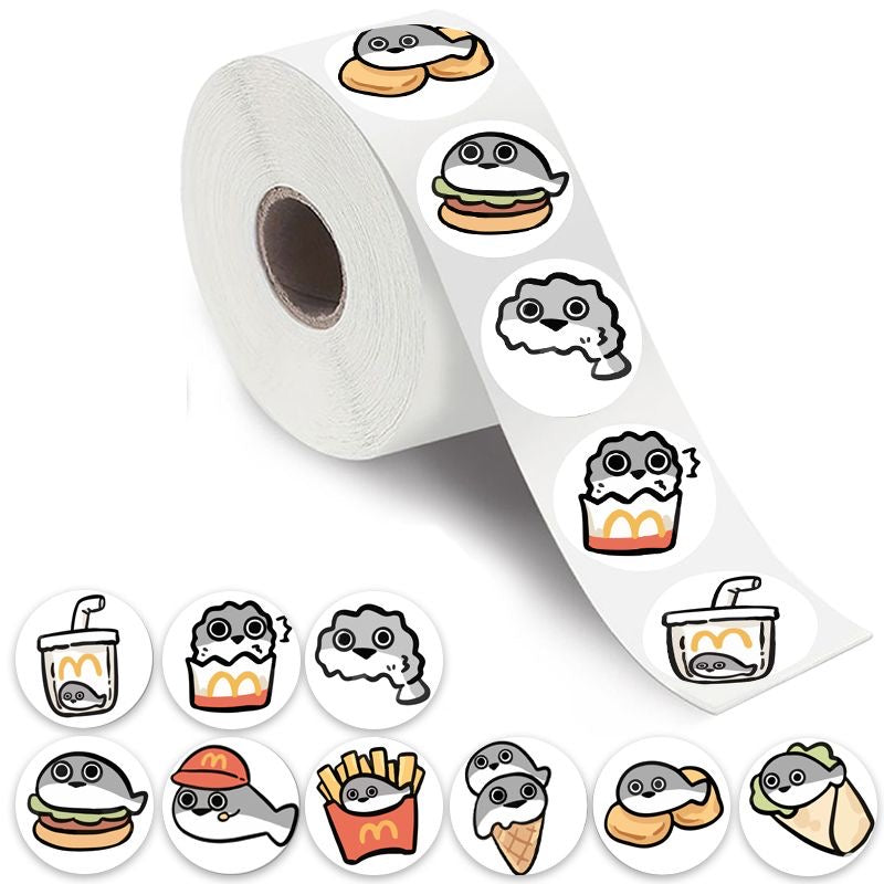 Soft-Shelled Turtle Round Stickers