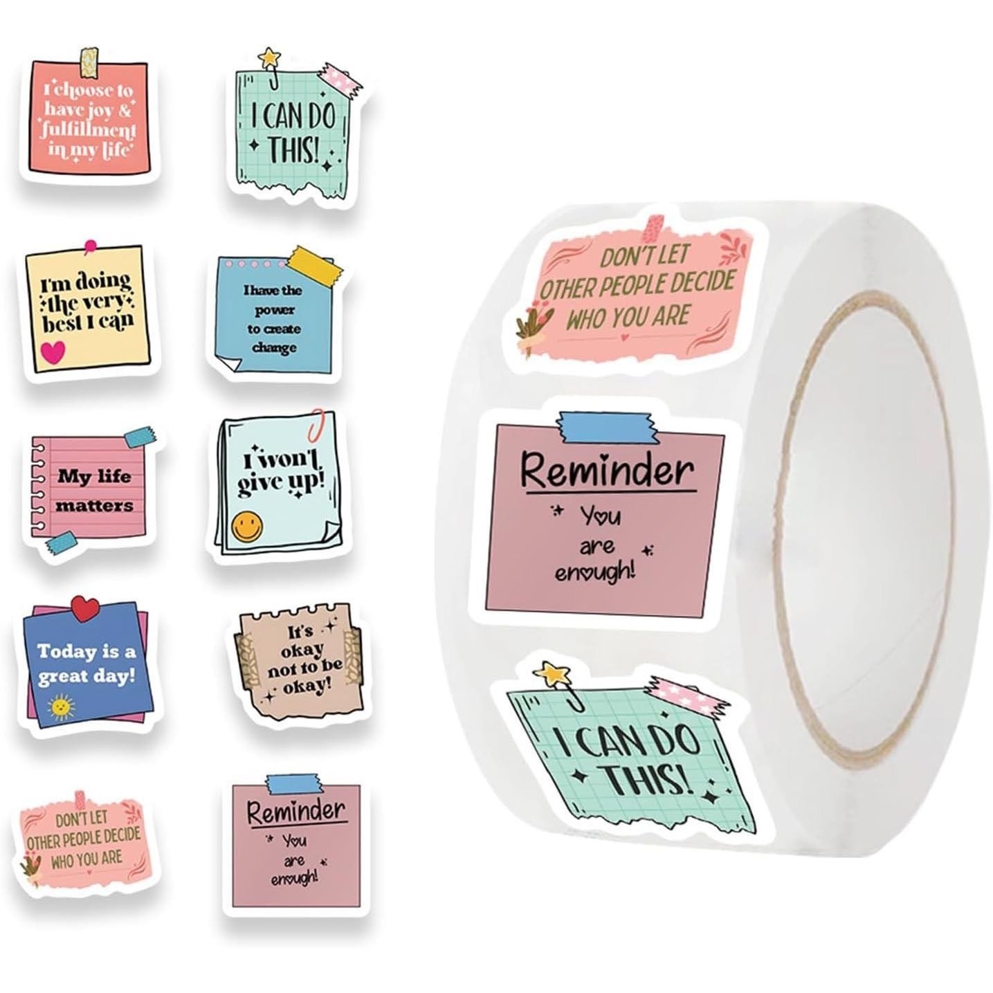 Motivational Phrase Stickers