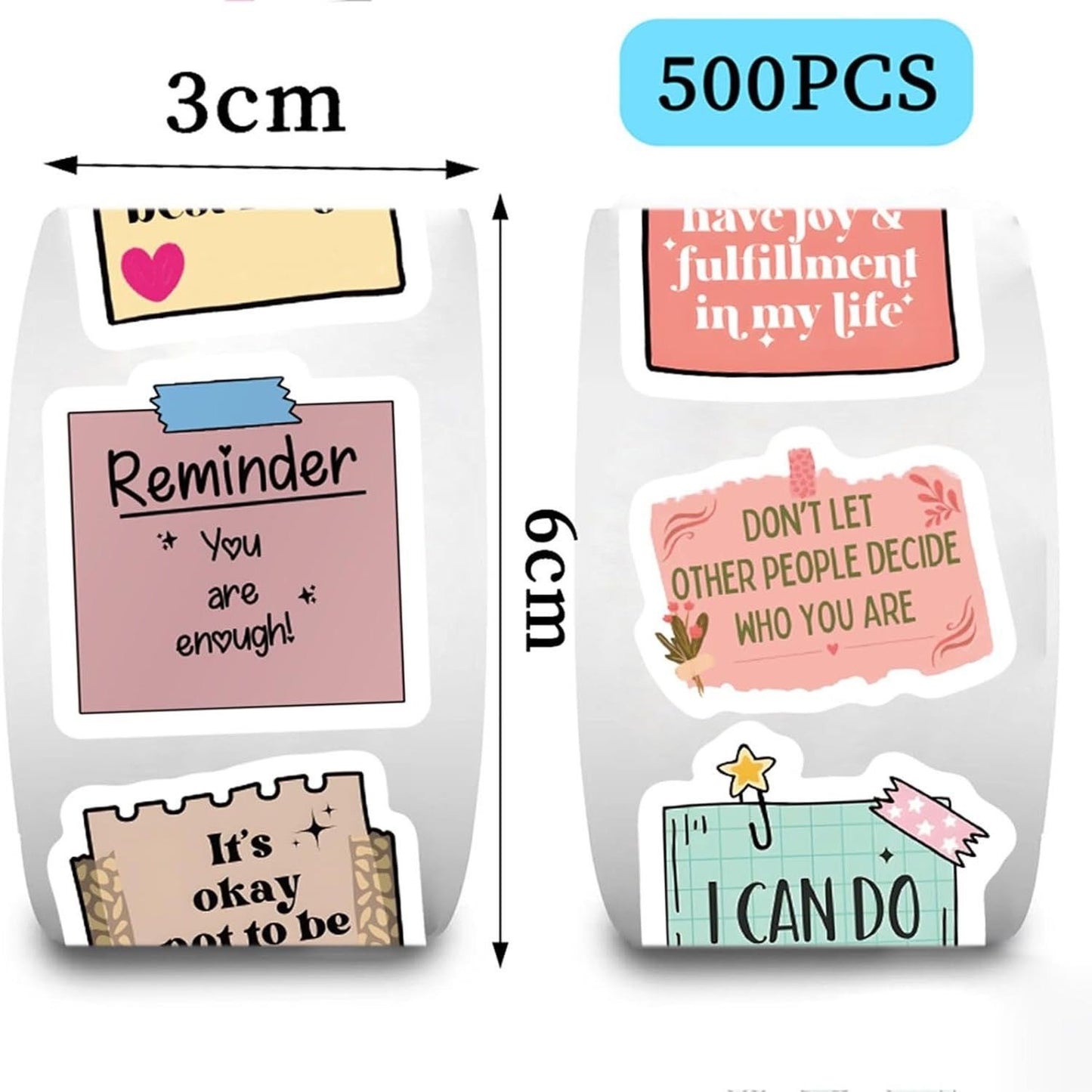 Motivational Phrase Stickers