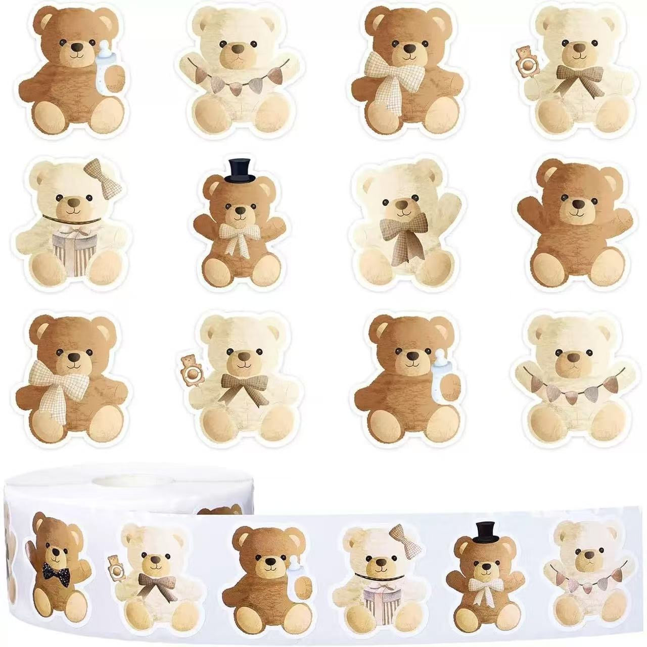 Plush Bear Stickers