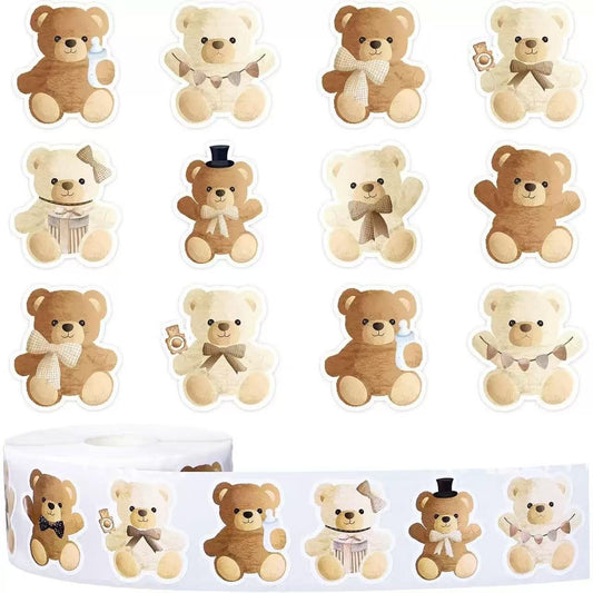 Plush Bear Stickers